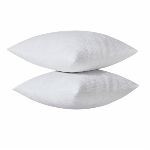 Everyday Living Textured Woven Decorative Pillow - 2 Pack Tofu Perspective: top