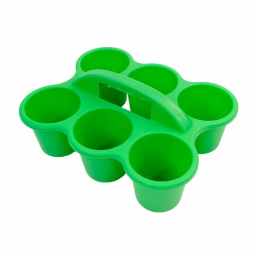 Office Works 6 Cup Caddy - Green Perspective: top