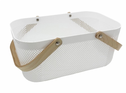 Everyday Living Large Storage Basket with Handles Perspective: top