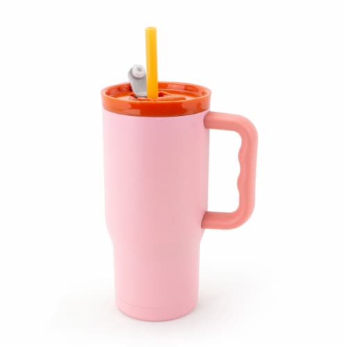 Everyday Living Stainless Steel Tumbler - Pink Perspective: top