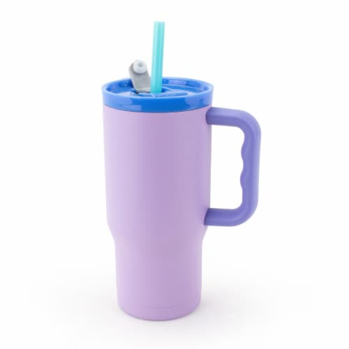 Everyday Living Stainless Steel Tumbler - Purple Perspective: top