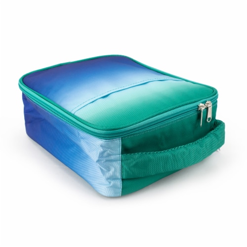 Everyday Living Vertical Lunch Bag - Blue Ombre Perspective: top