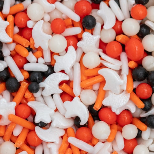 Holiday Home® Traditional Halloween Sprinkle Mix Tub Perspective: top