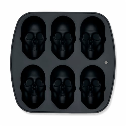 Holiday Home® Skull Silicone Bakeware Mold Perspective: top