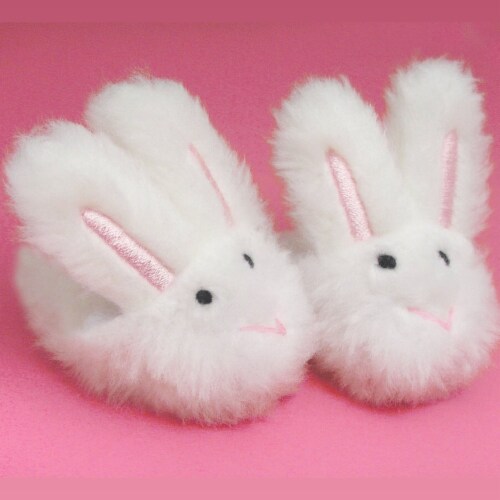 Kawaii Pink Bunny Ears Slippers