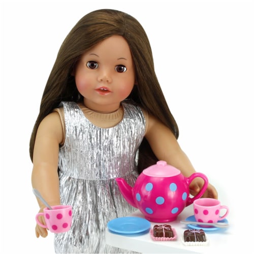 Sophia's - 18 Doll - Warm Your Heart Hot Cocoa & Sweets Set - Light Pink