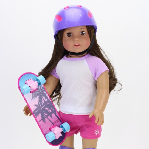 Skateboard knee best sale pads and helmet