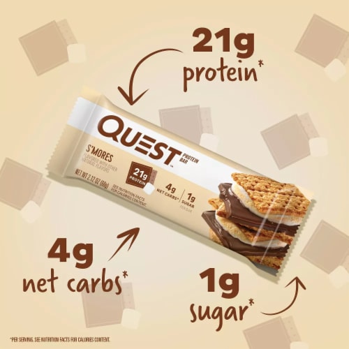 Quest S'mores Protein Bars Perspective: top