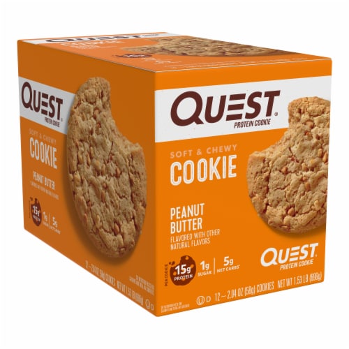 Quest® Peanut Butter Protein Cookies Perspective: top