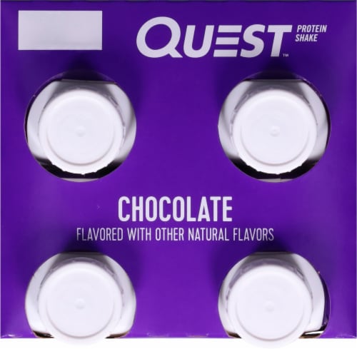 Quest™ Ready to Drink Chocolate Protein Shakes Perspective: top