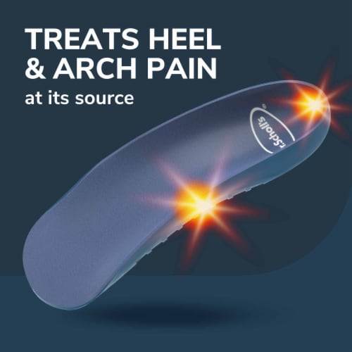 Dr. Scholl’s Heel Pain Relief Orthotic Inserts for Women (5-12) Insoles Perspective: top