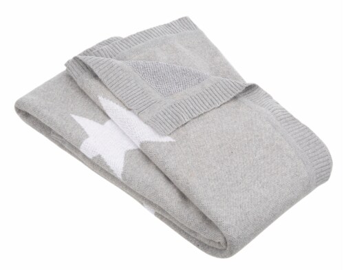 Safavieh Olly Baby Throw - Grey Perspective: top