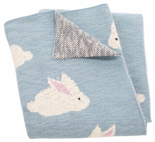 Safavieh Looloo Baby Throw - Blue Perspective: top