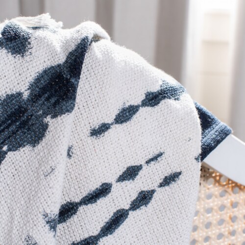 Safavieh Arya Throw Blanket - Beige Perspective: top