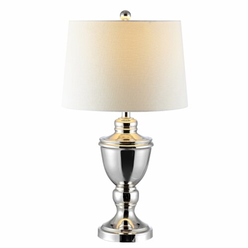 SAFAVIEH Ressa Table Lamp | Nickle | Perspective: top