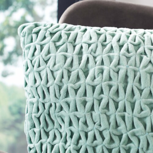 Safavieh Lensa Pillow - Mint Green Perspective: top