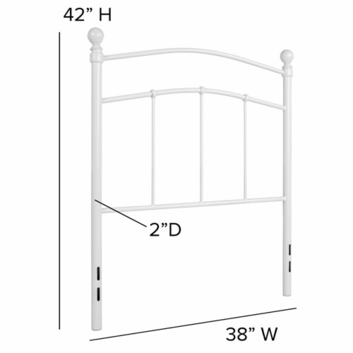 Flash furniture woodstock discount decorative metal headboard