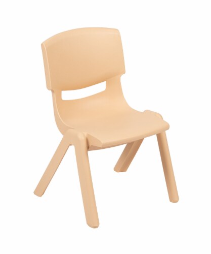 Flash Furniture YU-YCY-060-0034-RECT-TBL-NAT-GG 23.625 x 47.25 in. Rectangular Plastic Height Perspective: top