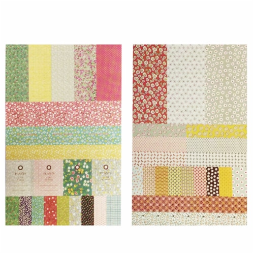 Wrapables Decorative Sticker Set for Stationery in Various Shapes Perspective: top