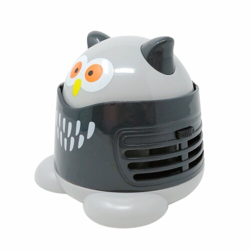 Wrapables Cute Portable Mini Vacuum Cleaner for Home and Office, Owl Perspective: top