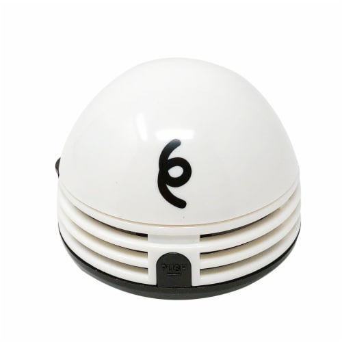 Wrapables Cute Portable Mini Vacuum Cleaner for Home and Office, White Piggy Perspective: top