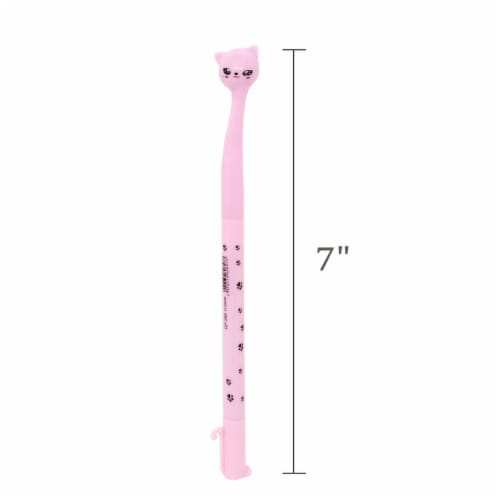 Wrapables Gel Pens School Office Supplies, Cute Kitties Perspective: top