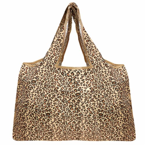 Wrapables Large Nylon Reusable Shopping Bags (Set of 3), Felines Perspective: top