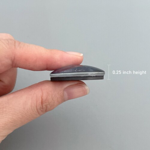 Wrapables Crystal Glass Magnets for Fridge, Whiteboards, Cabinets, (Set of 12), Marble Perspective: top