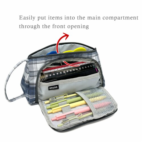 Wrapables Large Capacity Portable Pencil Pouch for Stationery