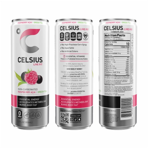 CELSIUS® Fizz Free Energy Drink Variety Pack Perspective: top