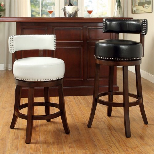 Leather 24 inch shop bar stools