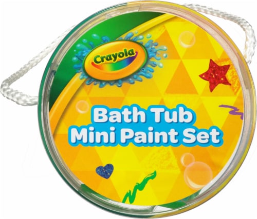 Crayola Bath Tub Mini Paint Set Perspective: top