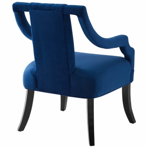 Harken Performance Velvet Accent Chair Perspective: top