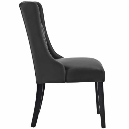 Baronet Dining Chair Vinyl Set of 4 - Black Perspective: top