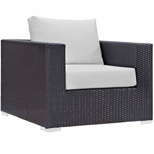 Convene 5 Piece Set Outdoor Patio with Fire Pit Perspective: top