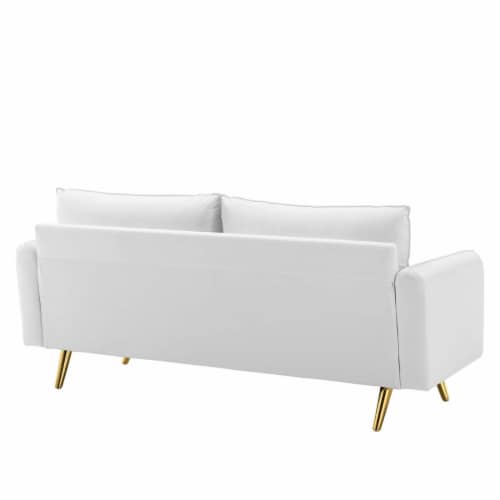 Revive Performance Velvet Sofa-EEI-3988 white Perspective: top