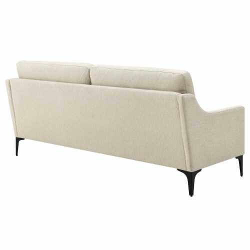Corland Upholstered Fabric Sofa-EEI-6019-BEI beige Perspective: top