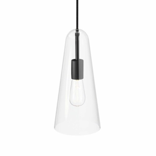 Beacon 1-Light Pendant Light, Clear Black Perspective: top