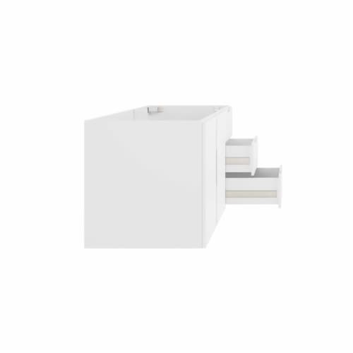 Vitality 48 Bathroom Vanity Cabinet (Sink Basin Not Included), White Perspective: top