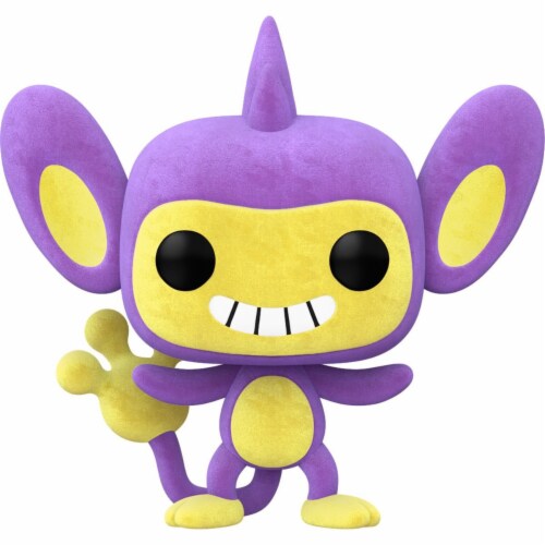 Pokemon Aipom Flocked Funko Pop! Vinyl Figure #947 - Specialty Series Perspective: top