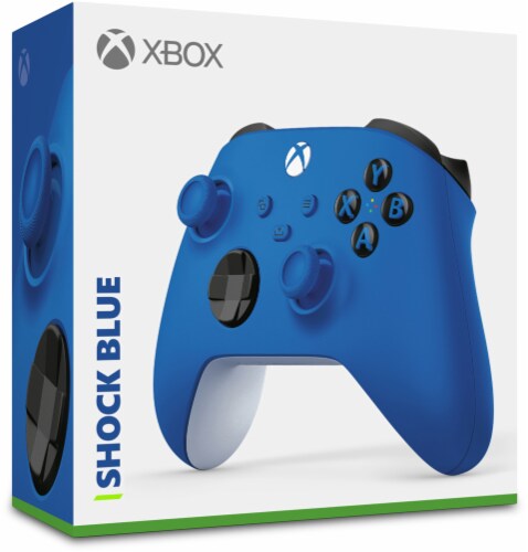 XBox Controller for Xbox Series X Xbox Series S and Xbox One - Shock Blue Perspective: top