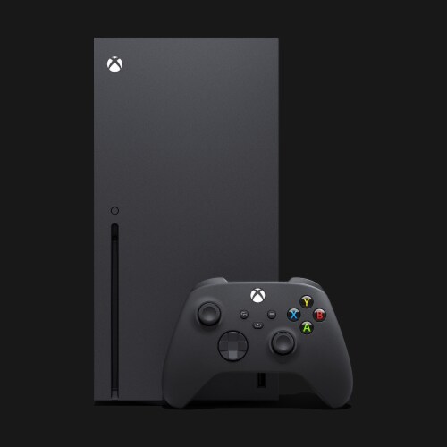 XBox Series X Video Game Console Perspective: top