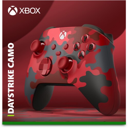 XBox Wireless Controller - Daystrike Camo Perspective: top