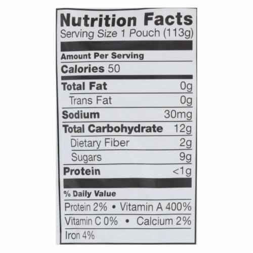 Plum Organics® Stage 2 Apple & Carrot Baby Food Pouch Perspective: top