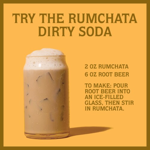 Rum Chata Cream Liqueur Perspective: top