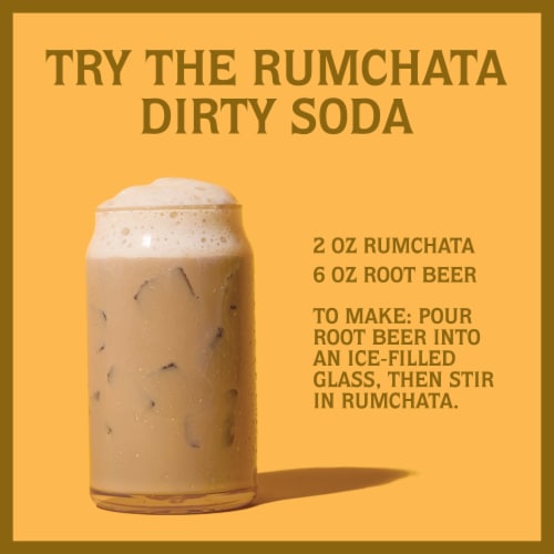 Rum Chata Cream Liqueur Perspective: top