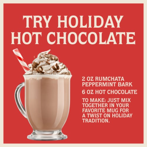 Rum Chata Peppermint Cream Liqueur Perspective: top