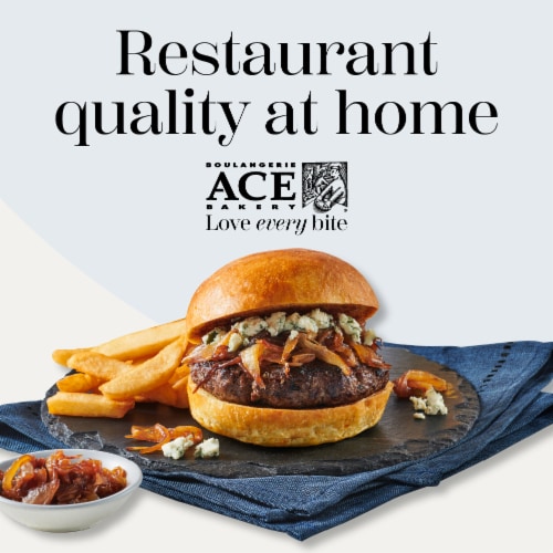 ACE Bakery® Classic Gourmet Burger Buns Perspective: top