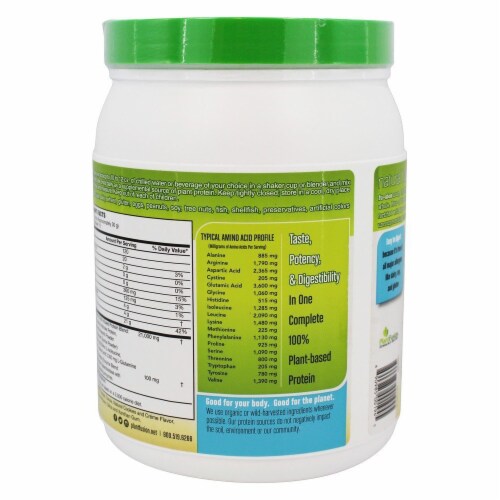 PlantFusion Complete Plant Protein Cookies N' Creme, 1 lb. Perspective: top
