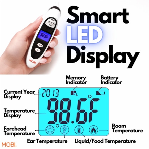 Mobi Infrared Thermometer, DualScan Prime